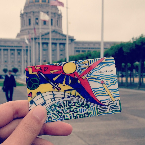 Photo: SF library card